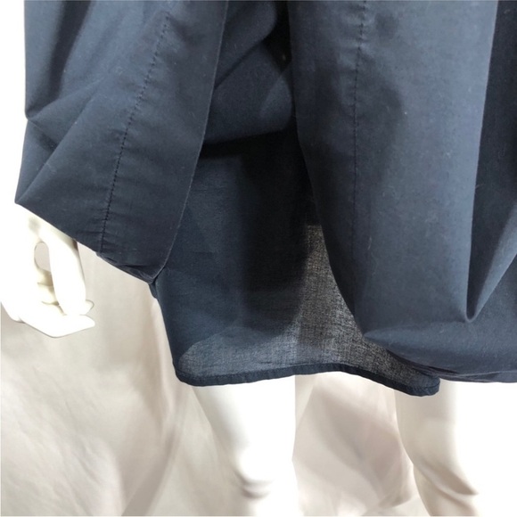 Hollister Navy Blue Fit & Flare Crochet Neckline Skater Dress - Picture 3 of 8